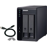 QNAP TR-002 Uitbreidingsbehuizing externe behuizing Zwart