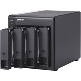 QNAP USB 3.0 RAID-uitbreidingsbehuizing TR-004 externe behuizing Zwart