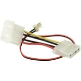 Sharkoon Adapter 4-Pin Molex > 3-Pin Koeler Zwart/rood