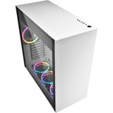 Sharkoon PURE STEEL RGB midi tower behuizing Wit | 2x USB-A | RGB | Tempered Glass