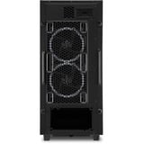 Sharkoon REV200 midi tower behuizing Zwart | 4x USB-A | RGB | Tempered Glass