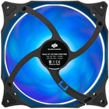 SilentiumPC Stella HP RGB 140 PWM case fan Zwart/transparant, 4-pins PWM aansluiting