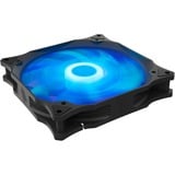 SilentiumPC Stella HP RGB 140 PWM case fan Zwart/transparant, 4-pins PWM aansluiting