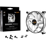 be quiet! Shadow Wings 2 case fan Wit, 140 x 140 x 25 mm, PWM