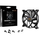 be quiet! Shadow Wings 2 case fan Zwart, 140 x 140 x 25 mm