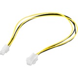 goobay Interne 4-pin naar 4-pin stroomverlengkabel 0,37 meter