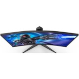 AOC C27G2ZE/BK 27" curved gaming monitor Zwart/rood, 2x HDMI, DisplayPort, 240 Hz