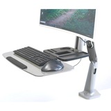 Digitus Ergonomische zit-sta werkplek monitorarm Zilver