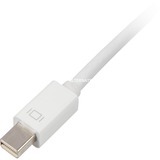 Sharkoon Mini-DisplayPort naar DVI-D adapter Wit, 15 centimeter