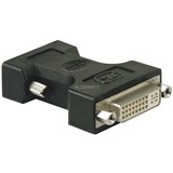 goobay VGA naar DVI-I adapter Zwart