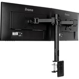 iiyama Dubbele bureausteun arm DS1002C-B1 monitorarm Zwart