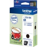 Brother Originele LC-22UBK zwarte inktcartridge Zwart