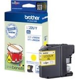 Brother Originele LC-22UY gele inktcartridge Geel