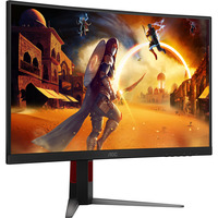 AOC C27G4Z2 27" curved gaming monitor Zwart/rood, HDMI, DisplayPort, 260 Hz OC