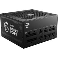 MSI MAG A750GL PCIE5 modulaire 750 watt voeding  Zwart, 1x 12V-2x6, 3x PCIe