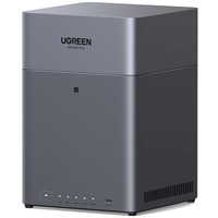 UGREEN NASync DH4300 Plus Grijs, 1x 2,5GbE, HDMI, USB-C