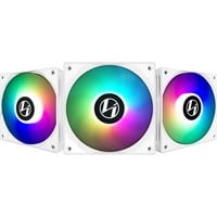 Lian Li ST120 Triple-pack case fan Wit, RGB leds, 4-pins PWM fan-connector