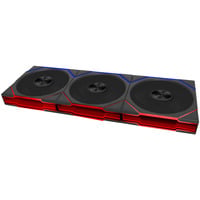Lian Li UNI FAN TL FLEX 120 Wireless RGB case fans Zwart, 3 stuks, 120 x 124 x 28 mm, PWM, Incl. controller	