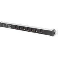 Digitus DN-95412 stekkerdoos Zwart/aluminium