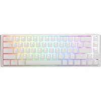 Ducky One 3 SF RGB mechanisch gaming toetsenbord Wit, BE lay-out (AZERTY), Cherry MX RGB Speed Silver, 65%