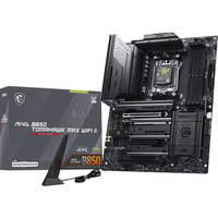 MSI MAG B850 TOMAHAWK MAX WIFI II socket AM5 moederbord Zwart, 5Gb-LAN, Wi-Fi 7, BT, Sound, ATX