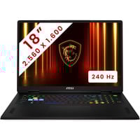 MSI Vector A18 HX (A9WHG-019BE) 18" gaming laptop Donkergrijs | Ryzen 9 9955HX | RTX 5070 Ti | 32 GB | 1 TB SSD | 240 Hz