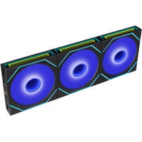 Lian Li UNI FAN SL-INF FLEX Reverse 120 Wireless RGB case fans Zwart, 3 stuks, 120 x 124 x 28 mm, PWM, Incl. controller