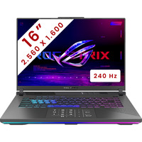 ASUS ROG Strix G16 (G614PM-S5004W) 16" gaming laptop Grijs | Ryzen 9 8940HX | RTX 5060 | 16 GB | 1 TB SSD | 240 Hz