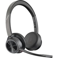 HP Poly Voyager 4320-M - Teams Certified on-ear headset Incl. BT700 dongle + oplaadstatief