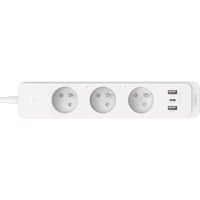 TP-Link Tapo P300 3-voudige smart wifi stekkerdoos Wit, 3x stekker, 2x USB-A, USB-C, Wifi, Bluetooth
