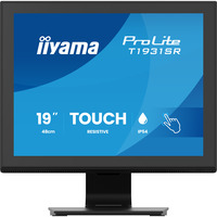iiyama ProLite T1931SR-B2S 19" touchscreen monitor Zwart, VGA, HDMI, DisplayPort, Audio, Touchscreen