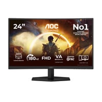 AOC C24G42FE 23.6" curved gaming monitor Zwart, 1x DisplayPort, 1x HDMI, 180 Hz