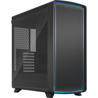 Fractal Design Summit Ambience Blackout TG midi tower behuizing Zwart | 2x USB-A | 1x USB-C | RGB | Tempered Glass