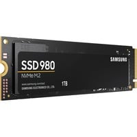 Samsung 980, 1 TB SSD MZ-V8V1T0BW, M.2 (2280), PCIe Gen 3.0 x4, NVMe 1.4