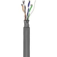 goobay Cat.5e netwerkkabel Grijs, 100 meter, SF/UTP, RJ-45, Kabelrol