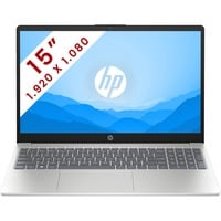 HP 15 (fd1008nb) 15.6" laptop Zilver | Core 7 150U | Intel Graphics | 16 GB | 512 GB SSD