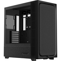 TRYX FLOVA F50 midi tower behuizing Zwart | 3x USB-C | Tempered Glass