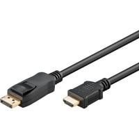 goobay DisplayPort 1.2 naar HDMI 2.0 kabel Zwart, 2 meter