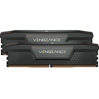 Corsair 64 GB DDR5-5200 Kit werkgeheugen Zwart, CMK64GX5M2B5200C40, Vengeance, XMP 3.0