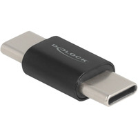 DeLOCK USB 3.2 Type-C adapter male > male usb-adapter Zwart
