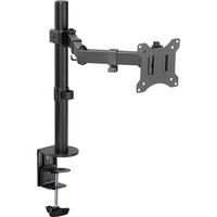 goobay Single Flex monitorarm Zwart
