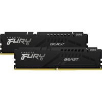 Kingston FURY 32 GB DDR5-4800 Kit werkgeheugen Zwart, KF548C38BBK2-32, Beast, XMP