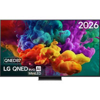 LG QNED87 evo AI 65" Ultra HD QNED-tv Zwart, 4x HDMI, 2x USB, Optisch, Bluetooth, LAN, WLAN, CI+, HDR10, Dolby Vision