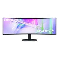 Samsung ViewFinity S9 S95UC 49" Curved UltraWide monitor Zwart, 2x HDMI, DisplayPort, 3x USB-A, USB-B, USB-C, RJ-45