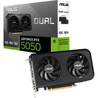 ASUS GeForce RTX 5050 DUAL OC 8GB grafische kaart 3x DisplayPort, 1x HDMI 2.1, DLSS 4