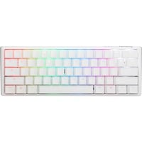 Ducky One 3 Mini White, gaming toetsenbord Wit/zilver, BE Lay-out, Cherry MX RGB Brown, RGB leds, 60%, ABS