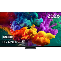 LG QNED evo AI  100" Ultra HD QNED-tv Zwart, 4x HDMI, 2x USB, Optisch, Bluetooth, LAN, WLAN, CI+, HDR10, Dolby Vision