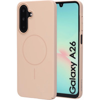 Mobiparts Samsung Galaxy A26 - Slim Line MagSafe Case telefoonhoesje Beige