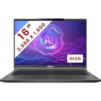MSI Creator A16 AI+ (A3XVFG-230BE) 16"  Copilot+ laptop Grijs | Ryzen AI 9 HX 370 | RTX 4060 | 32 GB | 1 TB SSD | 240 Hz