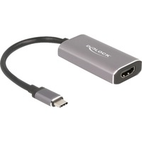 DeLOCK USB-C 3.2 Gen 1 naar HDMI adapter Grijs, 8K